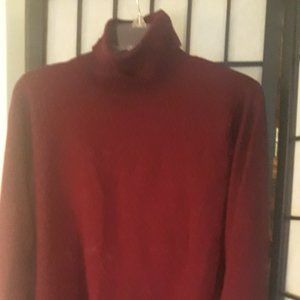 Louis Dell' Olio Turtleneck Cranberry Sweater, Size L, FINAL Price.